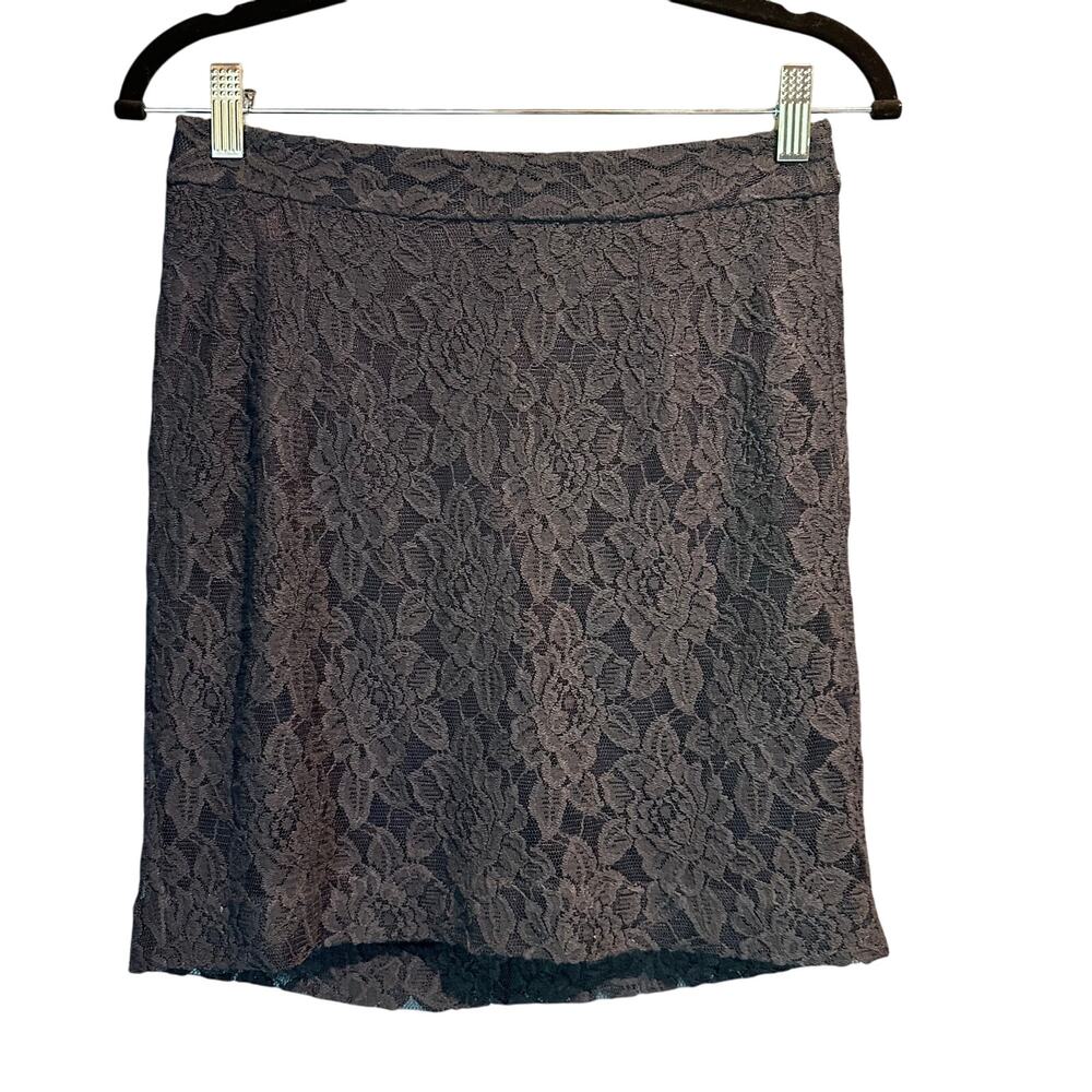 Gap Size 1 Navy Lace Skirt Micro skirt mini skirt date night timeless sexy